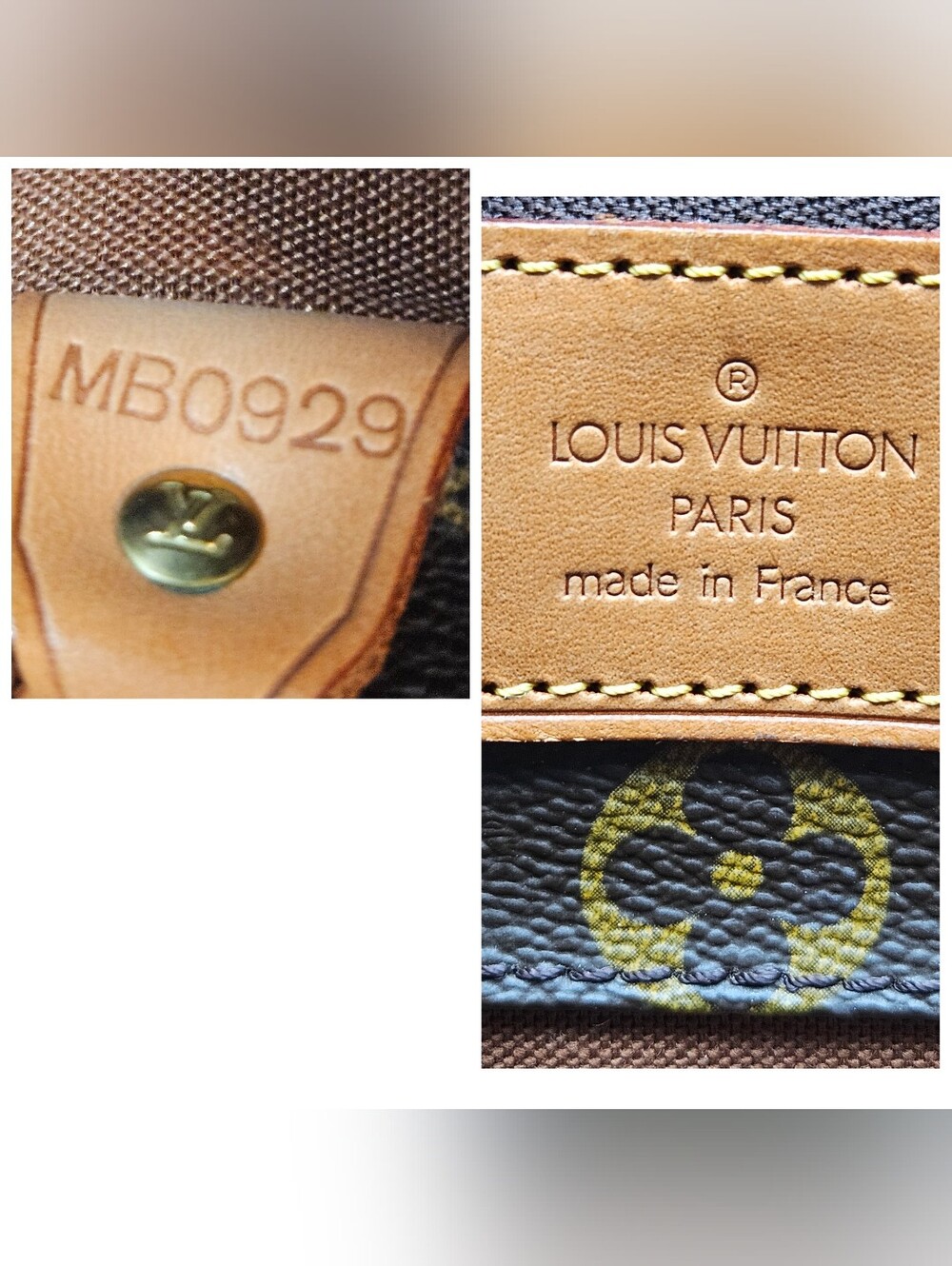 Authentic Louis Vuitton Sac Shopping #4362M - Picture 2 of 9